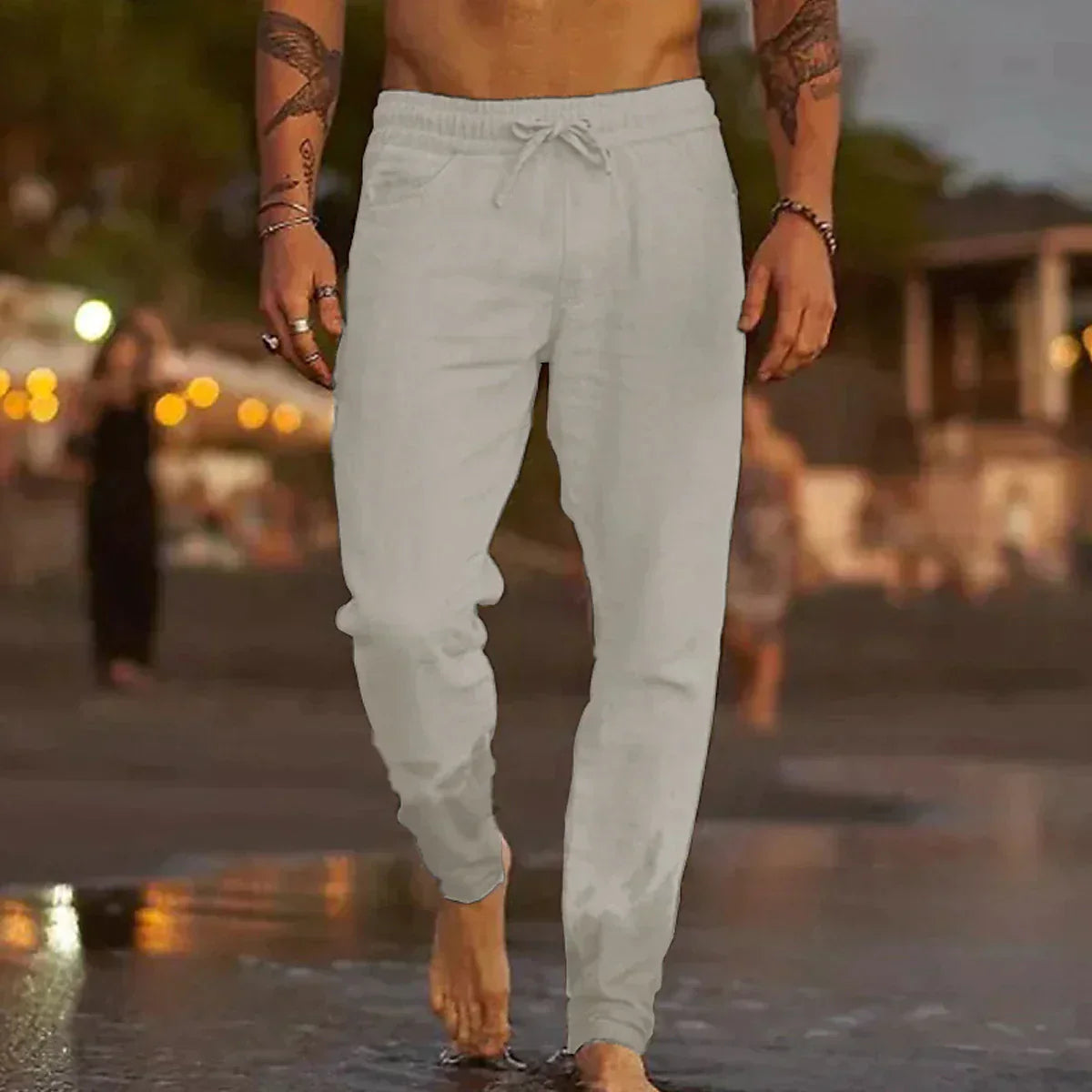 LinoVibe Classic | Men's Linen Pants for Summer Style 2