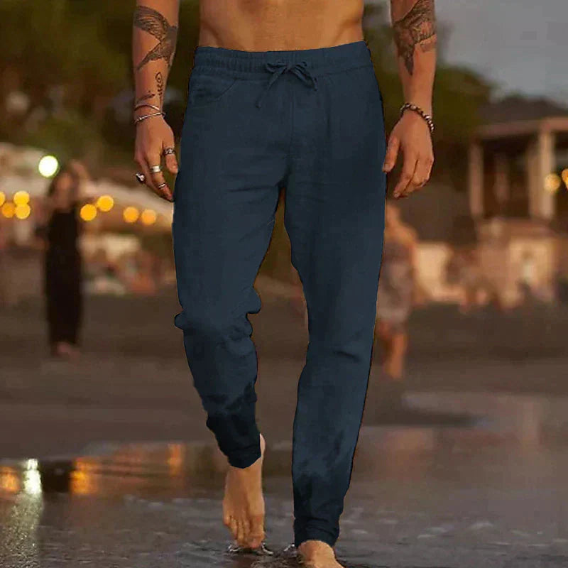 LinoVibe Classic | Men's Linen Pants for Summer Style 5