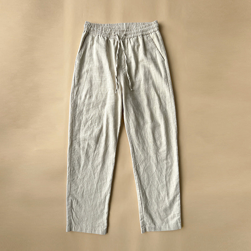 Lorenzo Vitali | Men's Lightweight Linen Trousers 3