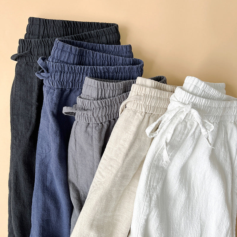 Lorenzo Vitali | Men's Lightweight Linen Trousers 7
