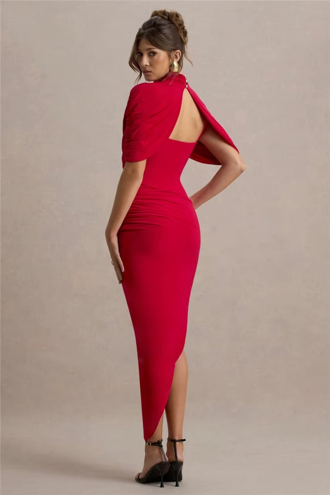 Lyra Asymmetrical Long Dress | Women's Formal Cocktail Dress 6