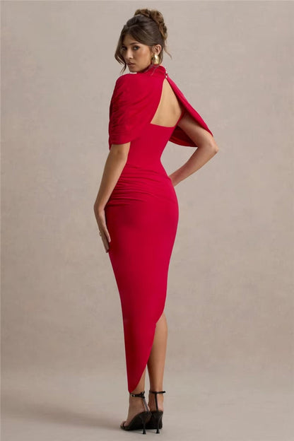 Lyra Asymmetrical Long Dress | Women's Formal Cocktail Dress 6