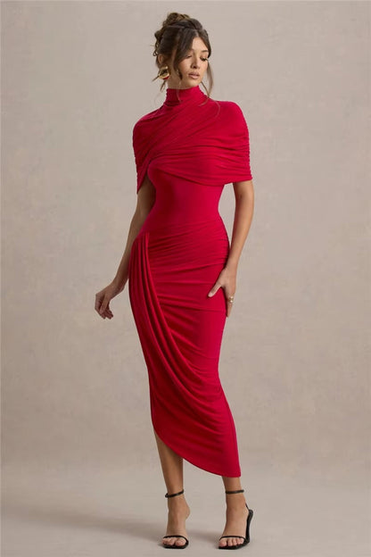 Lyra Asymmetrical Long Dress | Women's Formal Cocktail Dress 8