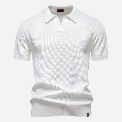 Marcus V-Neck Knit | Men's Polo Shirt Short Sleeve 0