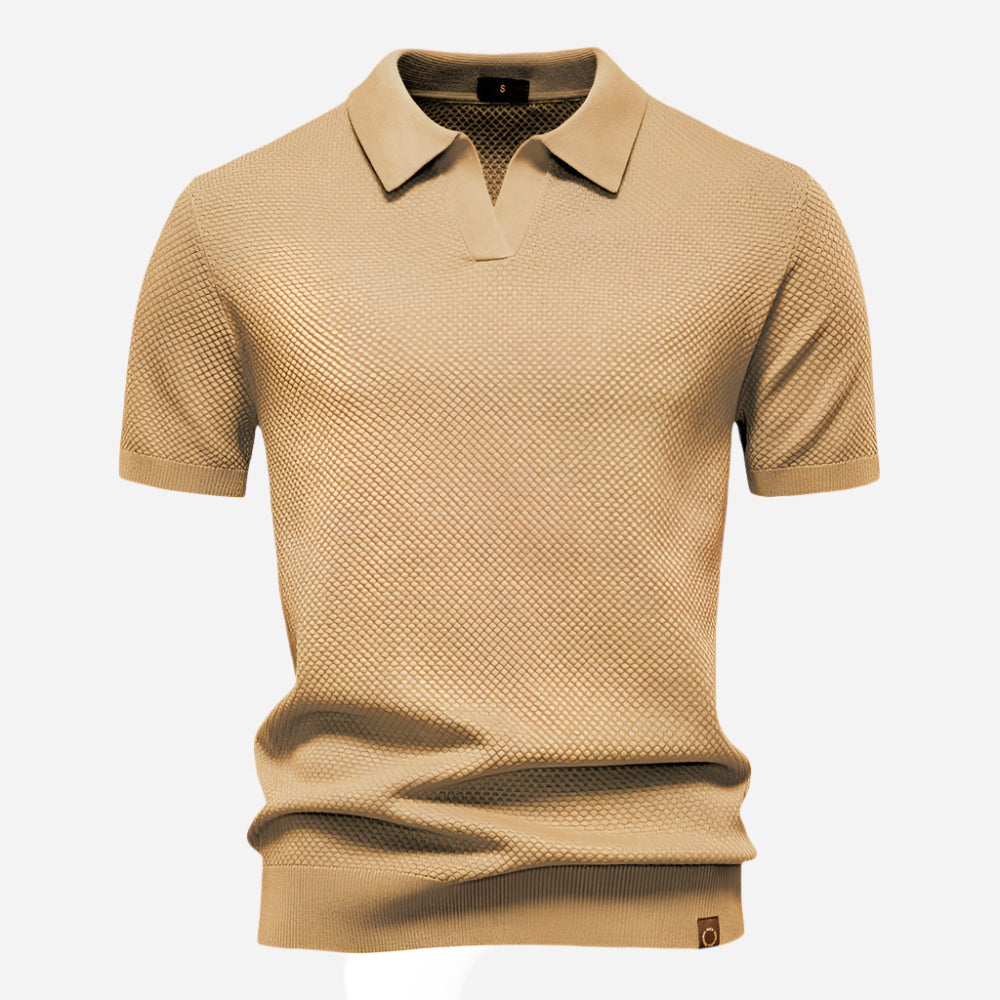 Marcus V-Neck Knit | Men's Polo Shirt Short Sleeve 10