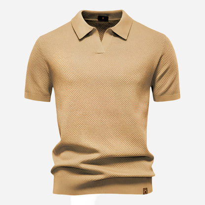 Marcus V-Neck Knit | Men's Polo Shirt Short Sleeve 10