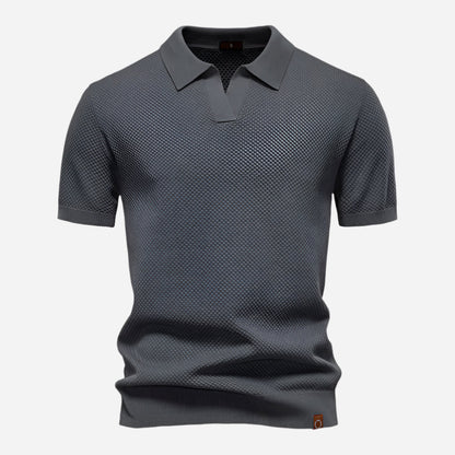 Marcus V-Neck Knit | Men's Polo Shirt Short Sleeve 6