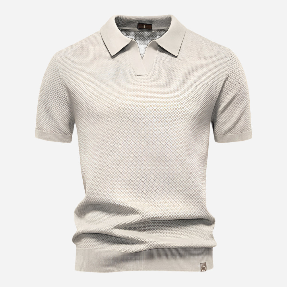Marcus V-Neck Knit | Men's Polo Shirt Short Sleeve 9