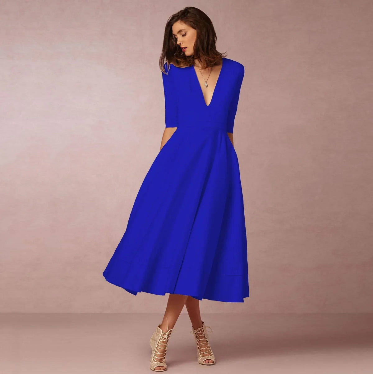 women midi dress formal Mariela COLOR:CHERRY LAQUER TopFormal and sizes to suit Shop Women's Blue Dress