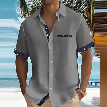 Men's Breathable Summer Shirt | Short Sleeve Casual Top 2
