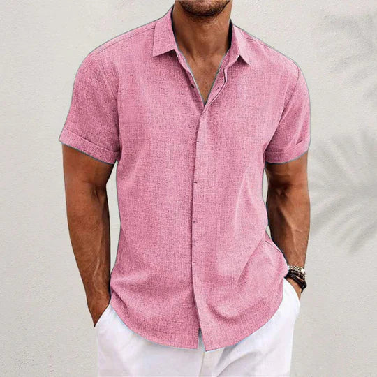 Men's Classic Summer Shirt | Short Sleeve Casual Top 5