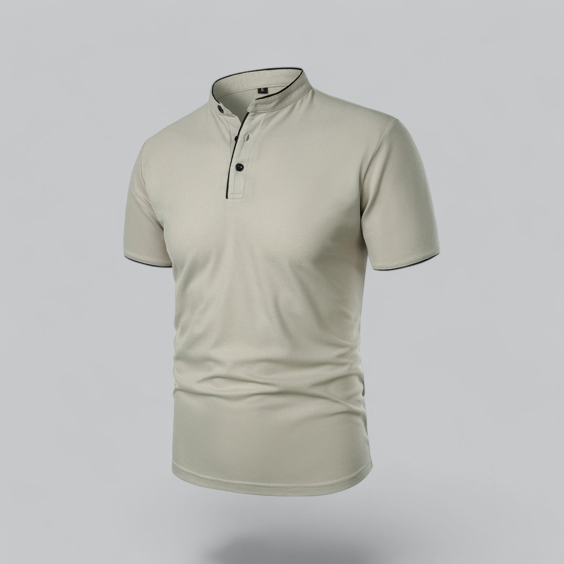 Men's Collarless Polo Shirt | Smart-Casual Essential 5