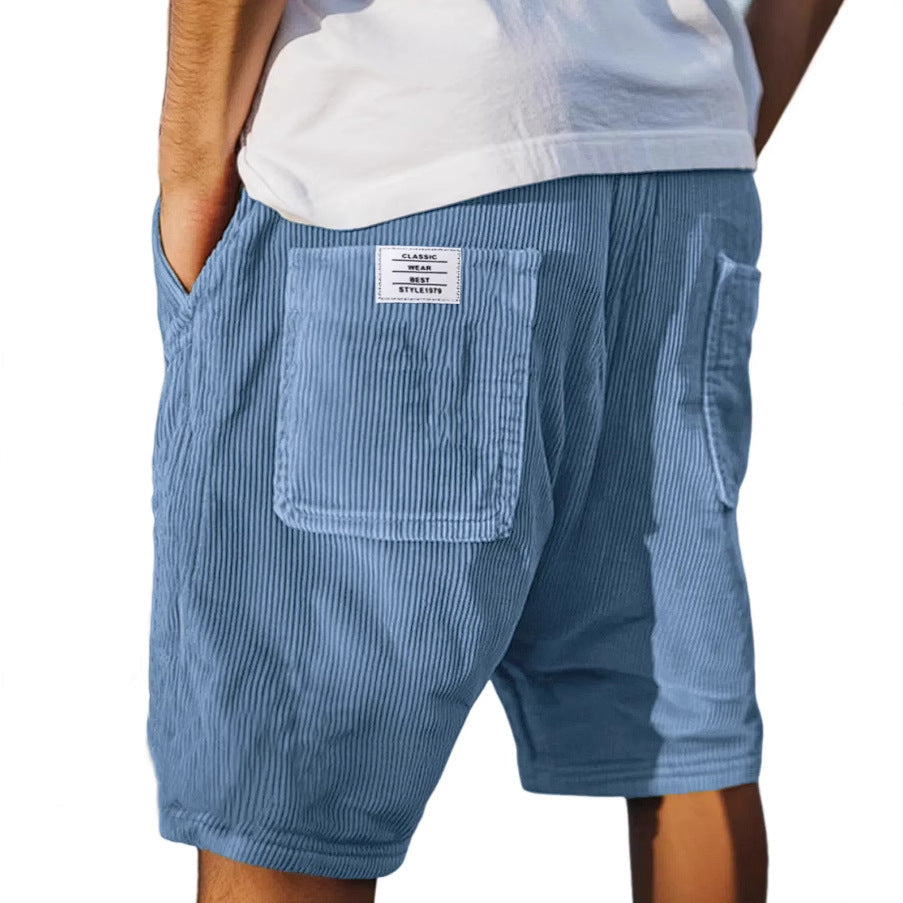 Men's Corduroy Casual Shorts | Urban Streetwear Style 2