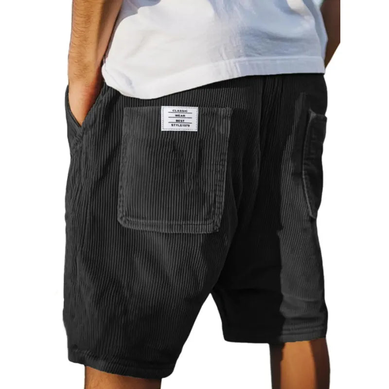 Men's Corduroy Casual Shorts | Urban Streetwear Style 4
