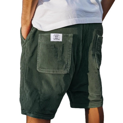 Men's Corduroy Casual Shorts | Urban Streetwear Style 5