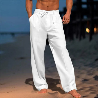 Men's Elegant Linen Trousers | Summer Fashion 1