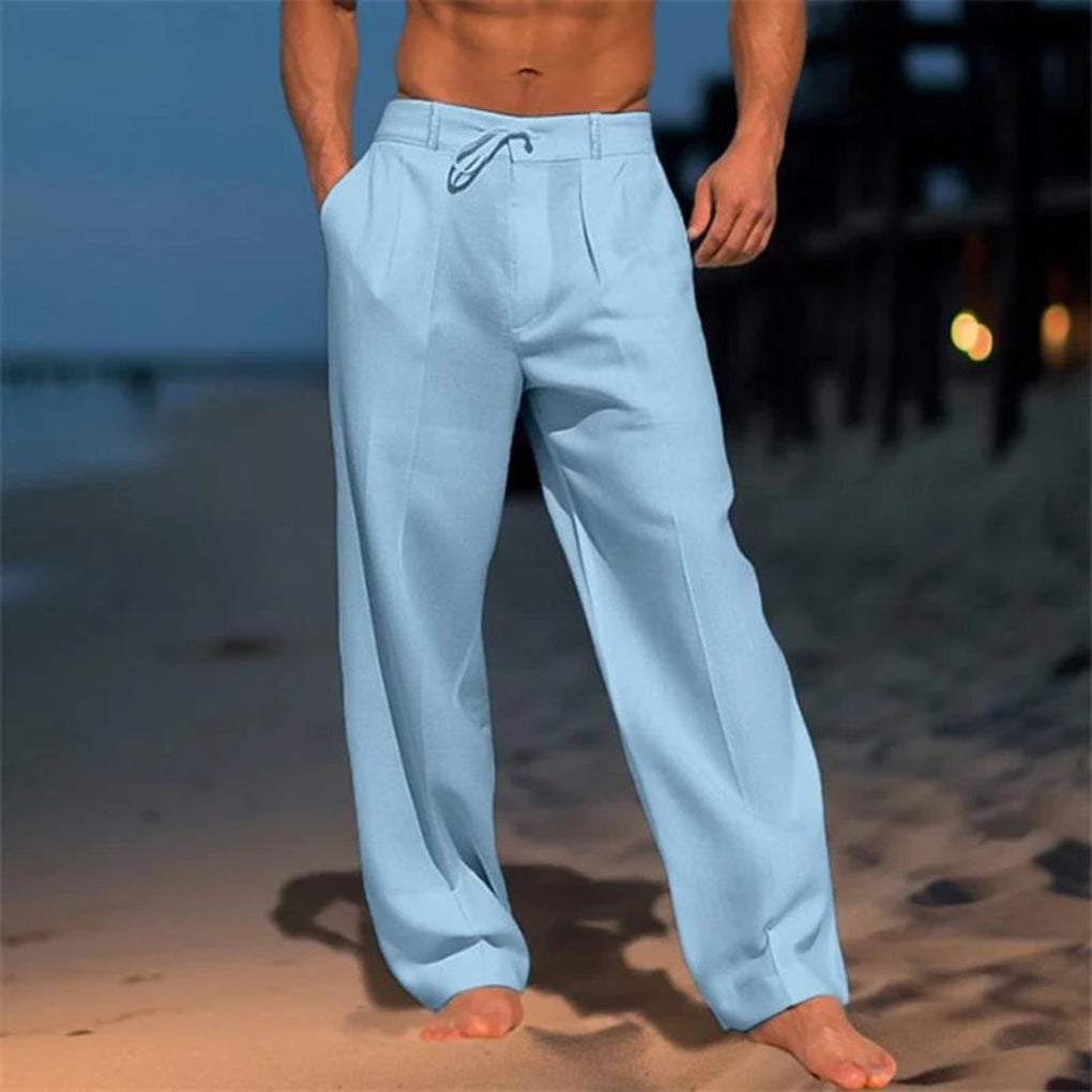 Men's Elegant Linen Trousers | Summer Fashion 4