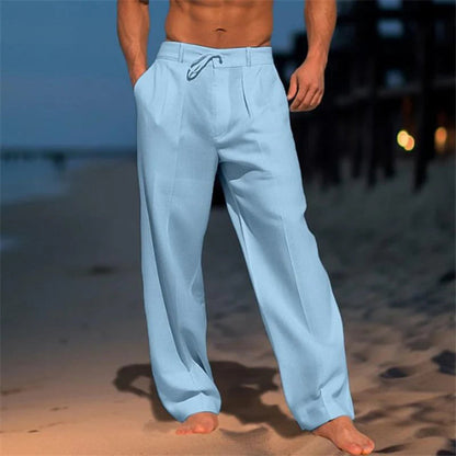 Men's Elegant Linen Trousers | Summer Fashion 4