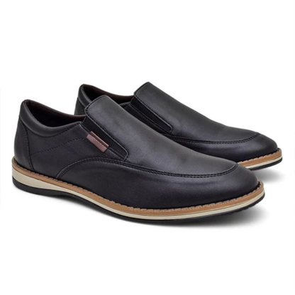 Men's Genuine Leather Slip-On Sneakers | Casual Footwear 8