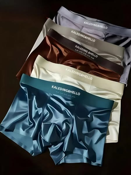 Men's Ice Silk Boxer Shorts Set | Pack of 3 1