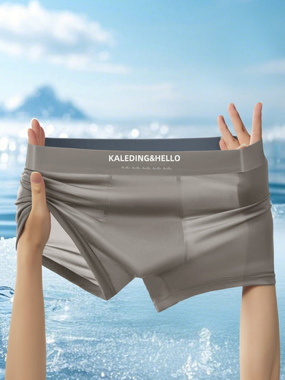 Men's Ice Silk Boxer Shorts Set | Pack of 3 6