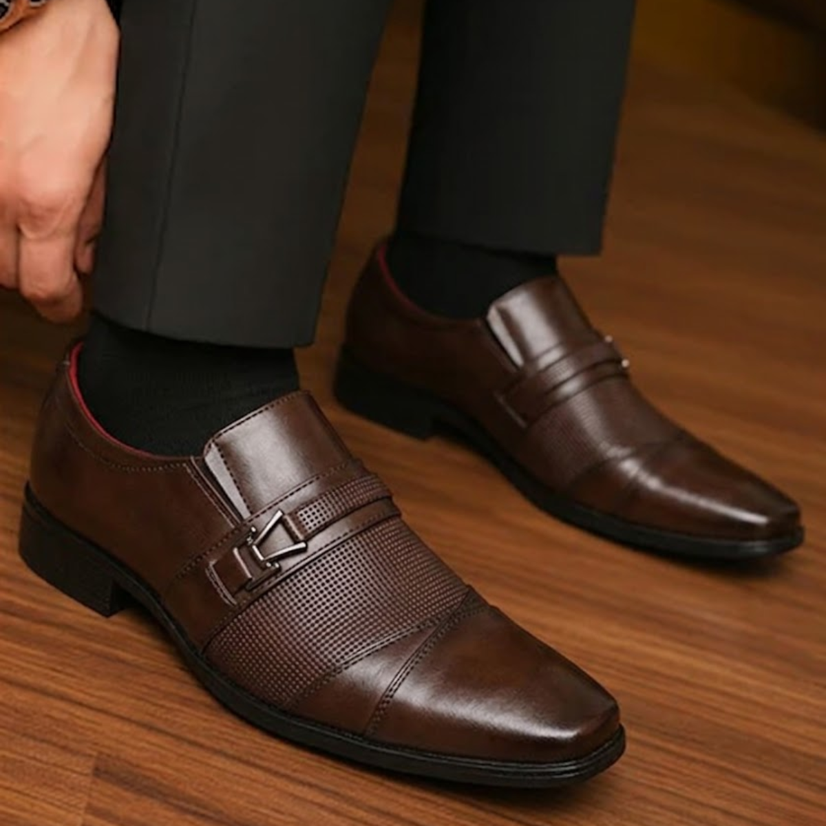 Men's Leather Dress Shoes | Classic Oxford & Slip-On Styles 1