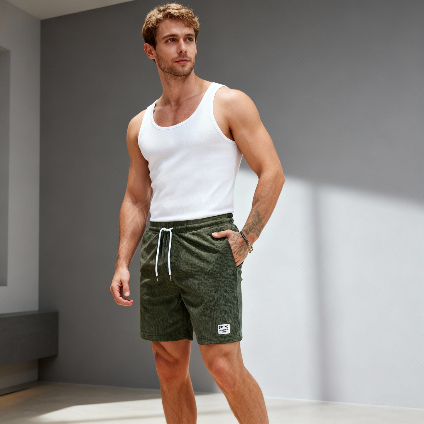 Men's Lightweight Swim Shorts | Casual Swim Trunks for Summer 0