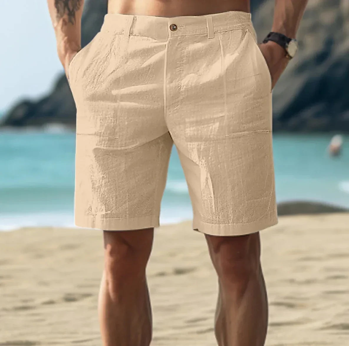 Men's Linen Shorts | Casual Summer Wear 1