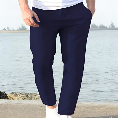 Men's Linen Trousers | Summer Casual Pants 5
