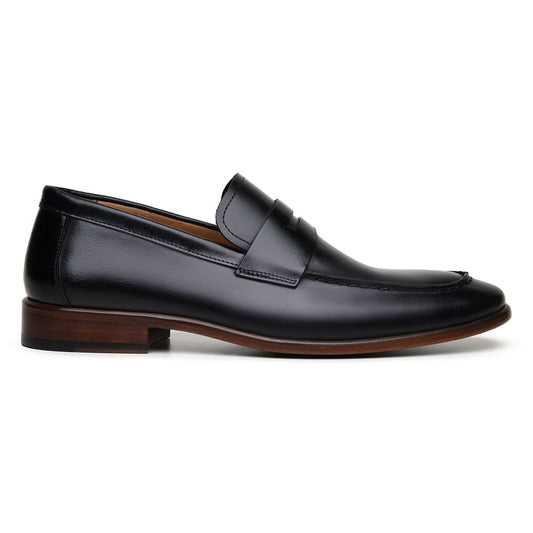 Men's Loafer | Dress Shoes Black Size 42 Napa Leather 0
