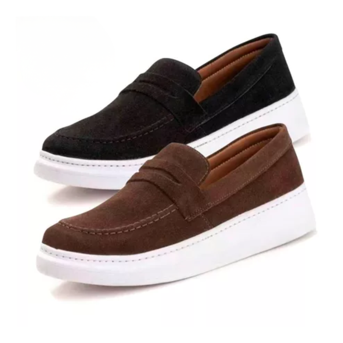 Men's Oxford Ultra Comfort Shoes | Oxford Brown Size 42 Suede Leather 0