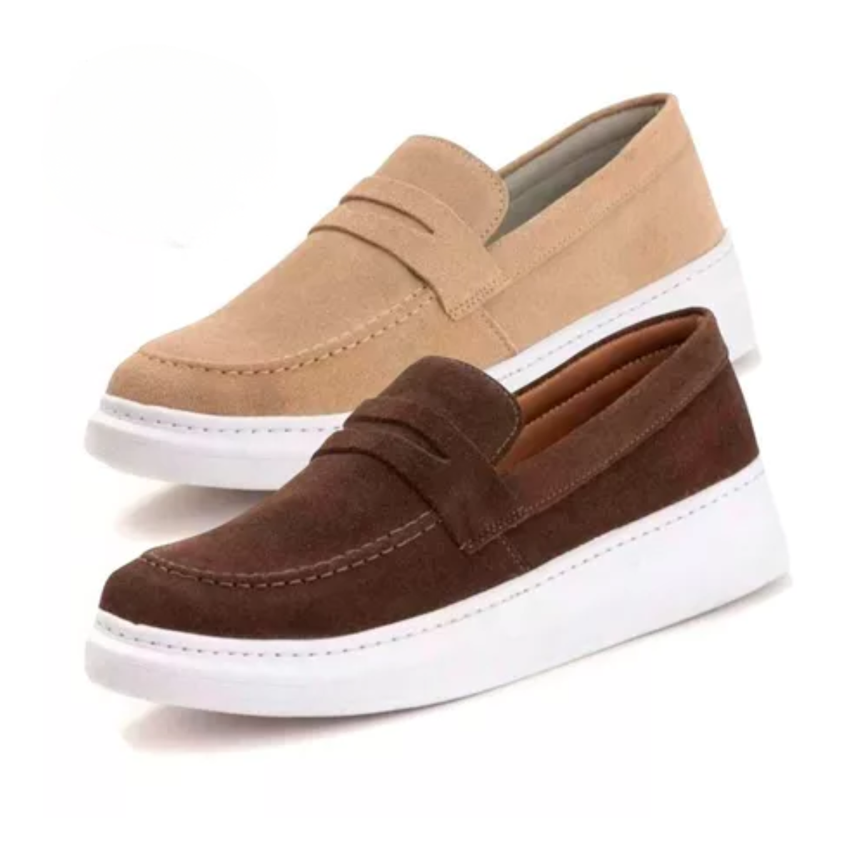 Men's Oxford Ultra Comfort Shoes | Oxford Brown Size 42 Suede Leather 5