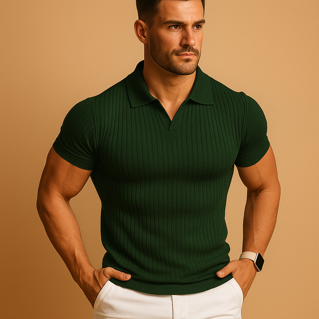 Men's Slim Fit Polo Shirt | Modern Casual Style 2