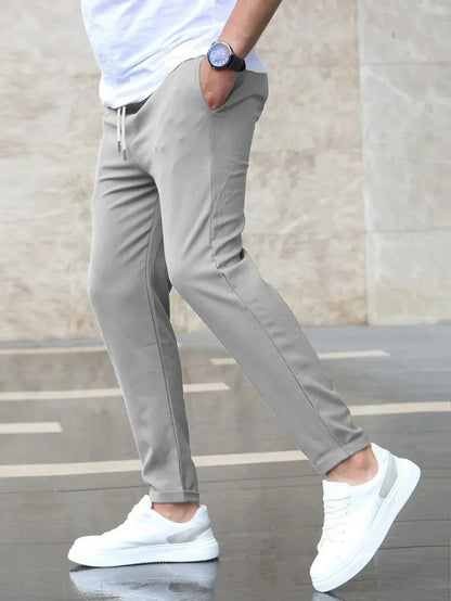 Men's Slim Fit Stretch Chino Trousers | Comfortable Everyday Wear 1