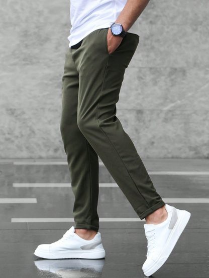 Men's Slim Fit Stretch Chino Trousers | Comfortable Everyday Wear 2