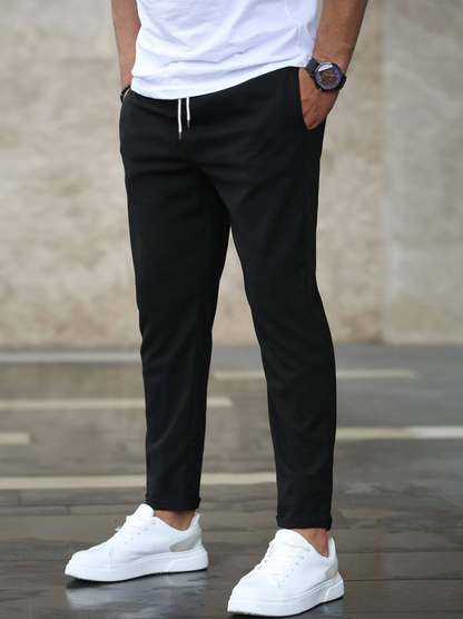 Men's Slim Fit Stretch Chino Trousers | Comfortable Everyday Wear 5