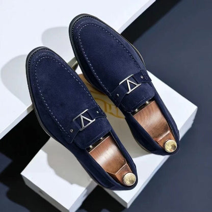 Men's Suede Loafers | Urban Ascent Brown Slip-On Shoes 2