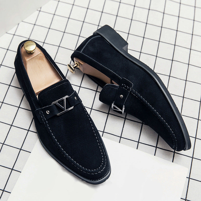 Men's Suede Loafers | Urban Ascent Brown Slip-On Shoes 3