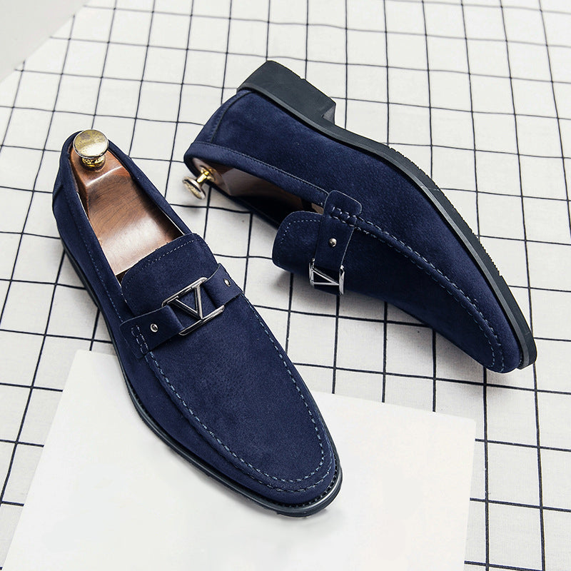 Men's Suede Loafers | Urban Ascent Brown Slip-On Shoes 4