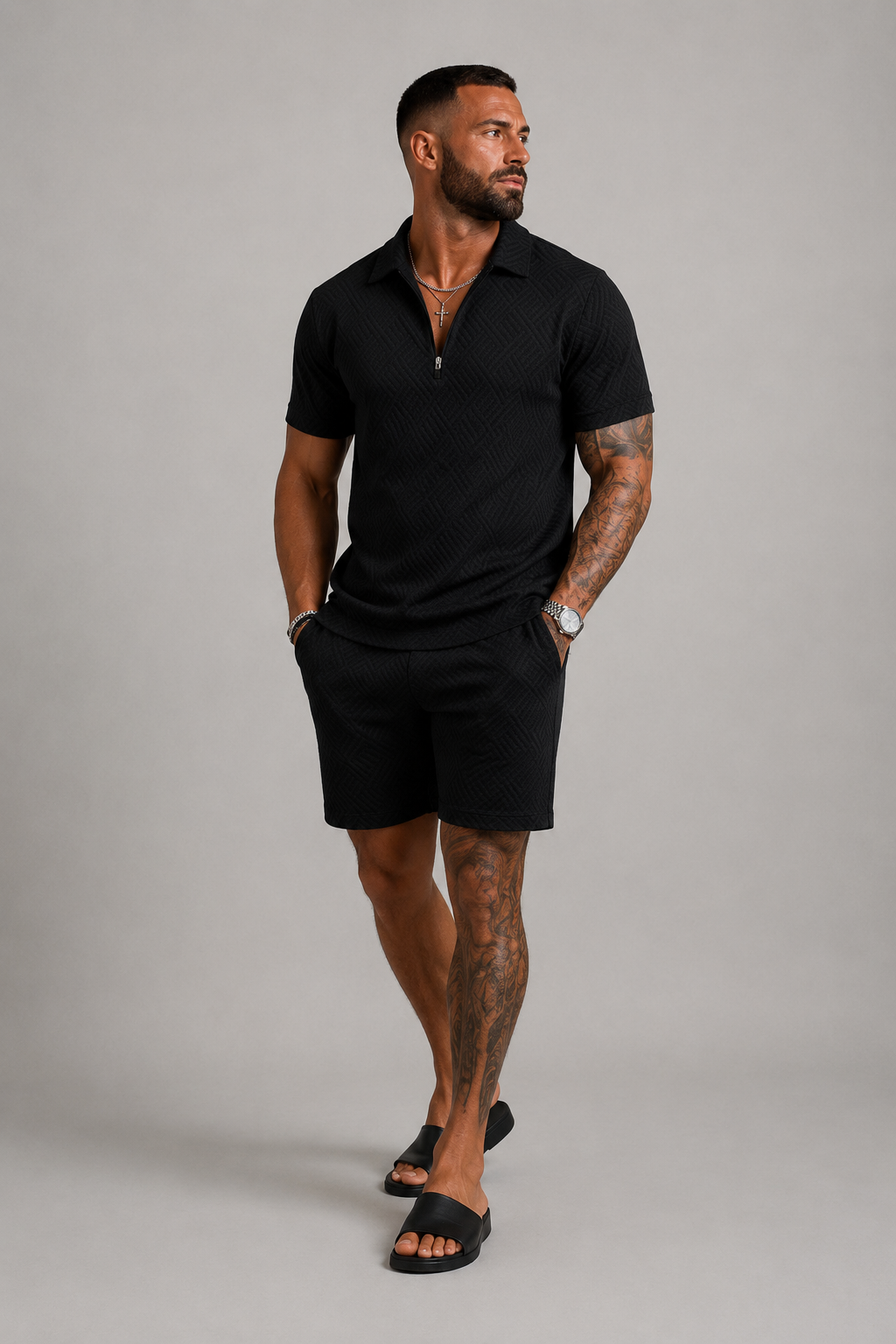 Men's Summer Set | Casual Shirt and Shorts 1