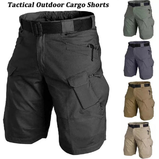Men's Tactical Cargo Shorts | Waterproof Multi-Pocket Design 0
