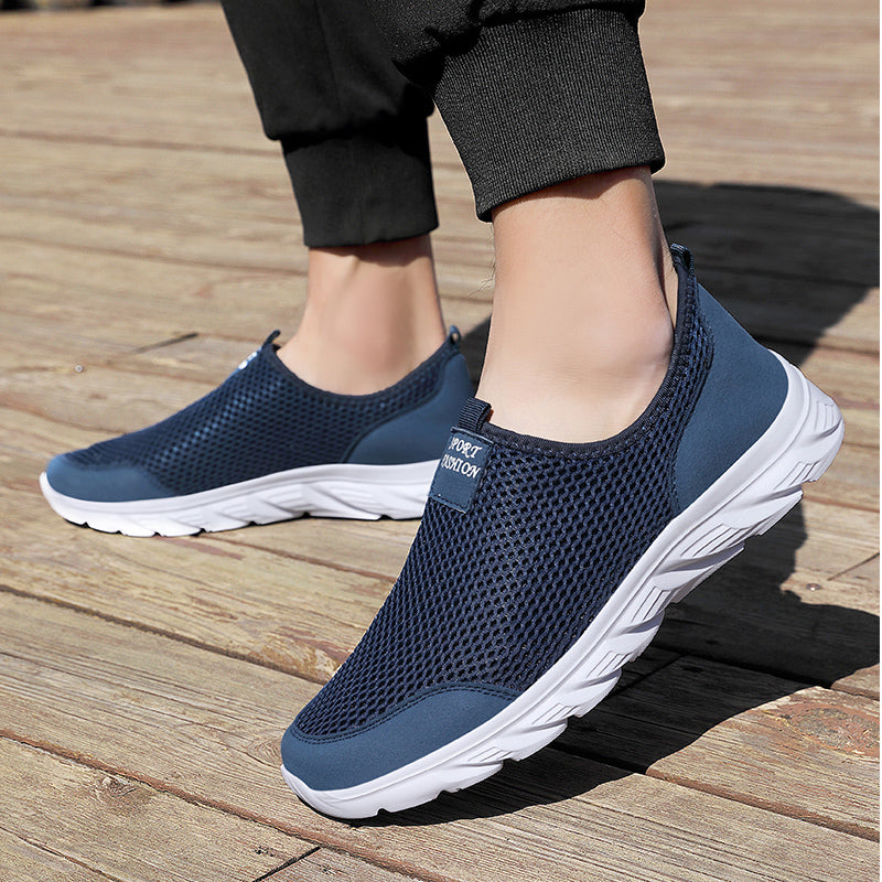 Men's UltraFlex Sneakers | Breathable Mesh Black Size 38-46 2