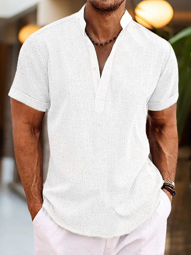 Men's V-Neck Polo Shirt | Comfortable Fit 2