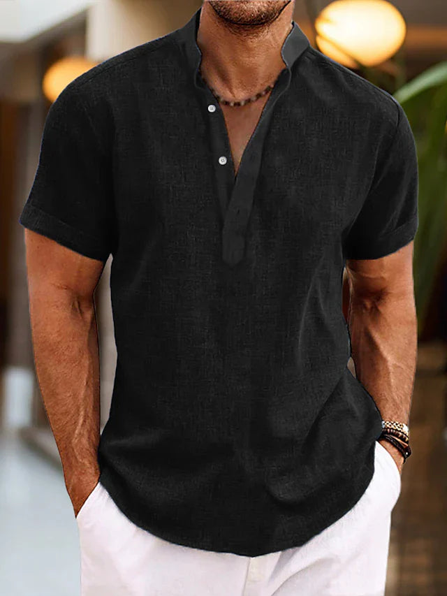 Men's V-Neck Polo Shirt | Comfortable Fit 3