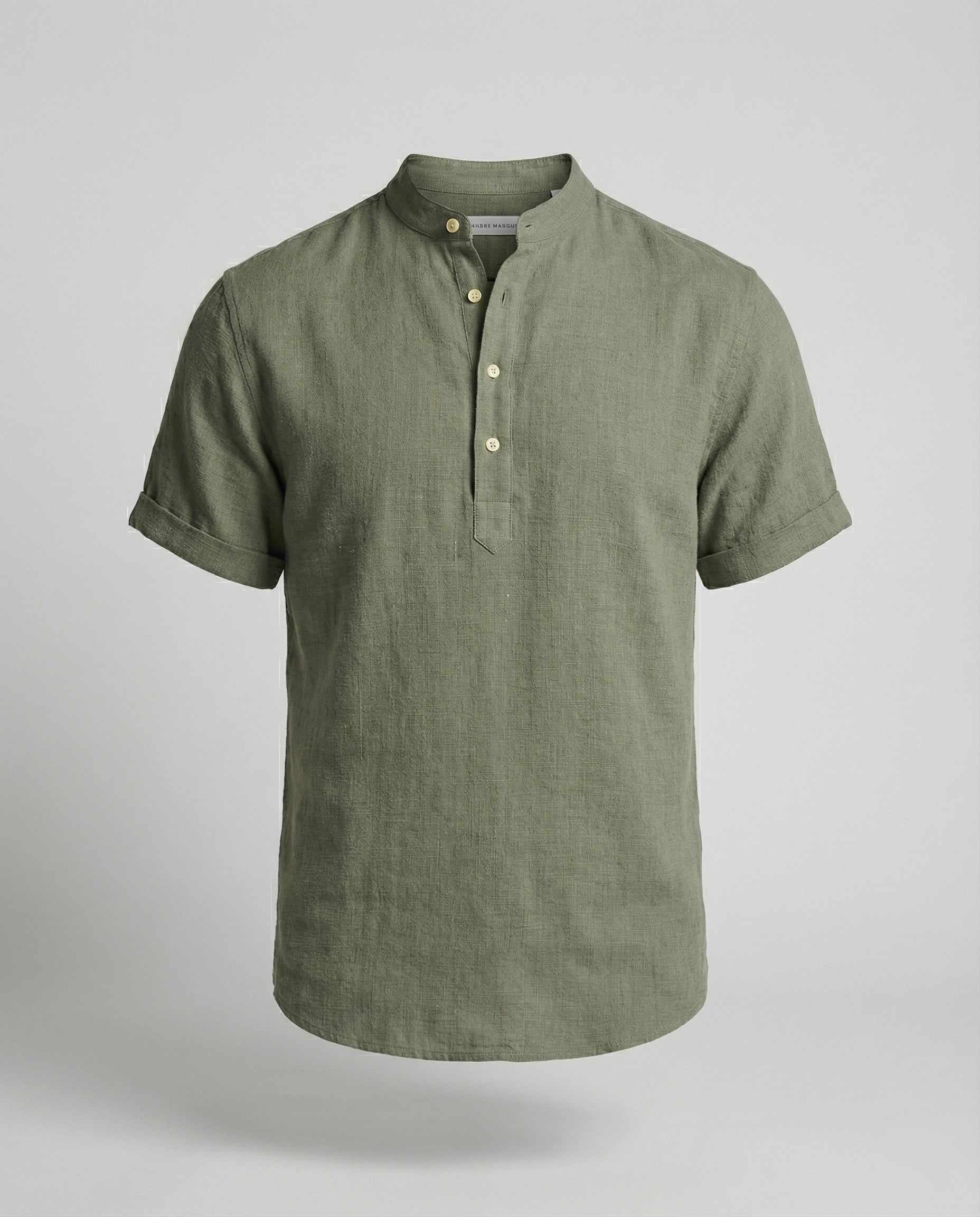 Men's V-Neck Polo Shirt | Short Sleeve Casual Top 0