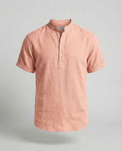 Men's V-Neck Polo Shirt | Short Sleeve Casual Top 2