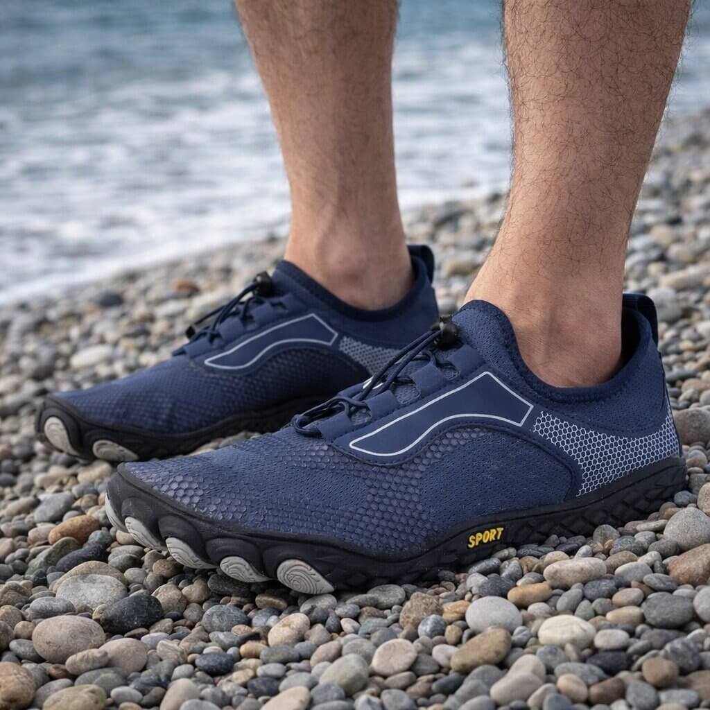 Men's Waterproof Barefoot Shoes | Flexible Quick Release Design 2