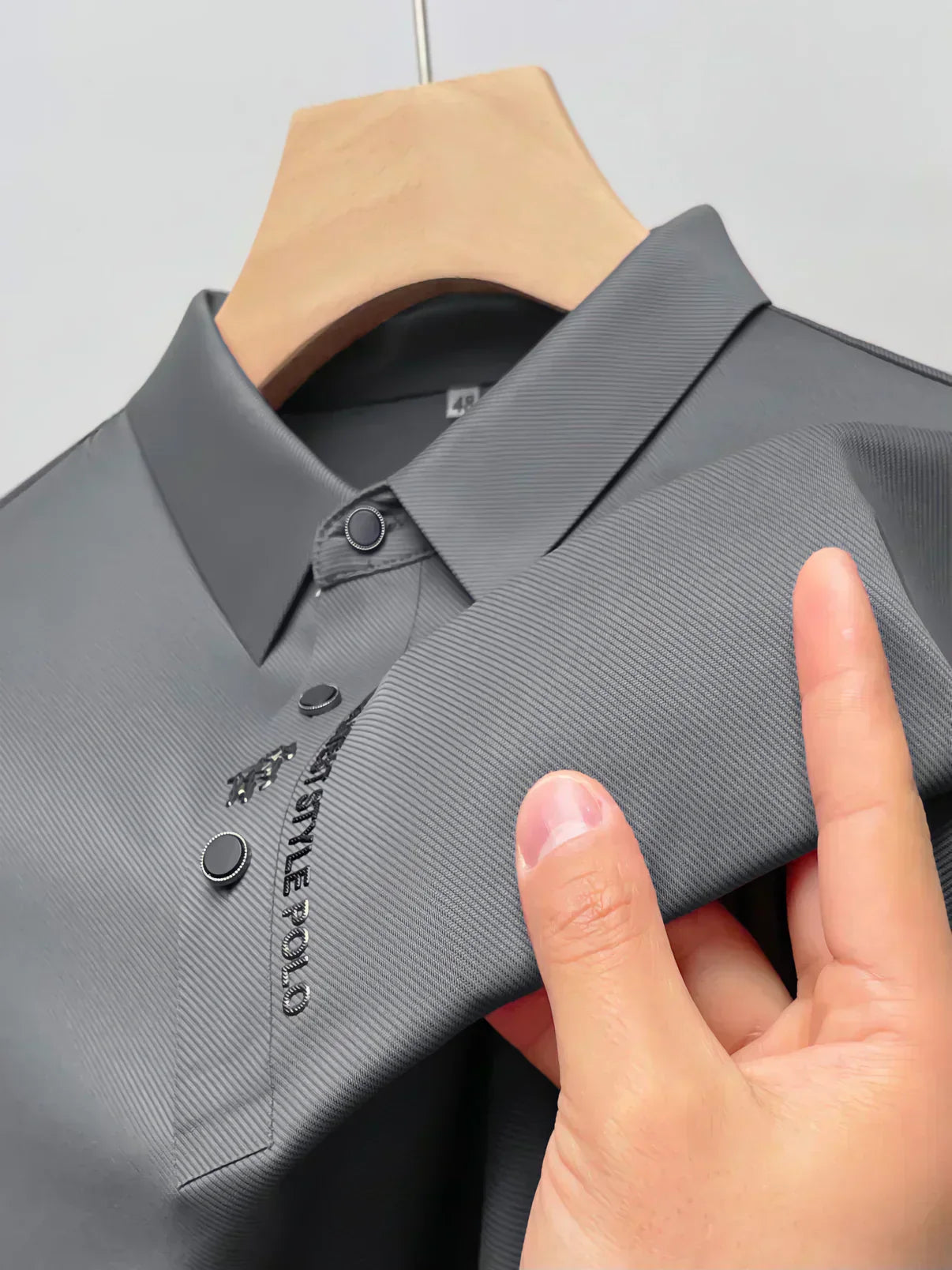 Men's Wrinkle-Free Polo Shirt | Comfortable Stretch Design 6