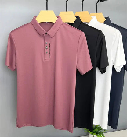 Men's Wrinkle-Free Polo Shirt | Comfortable Stretch Design 8