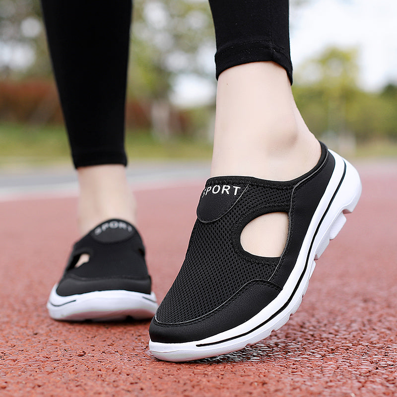 Mesh Slip-On Mules with Side Cutouts | Women's Footwear 5